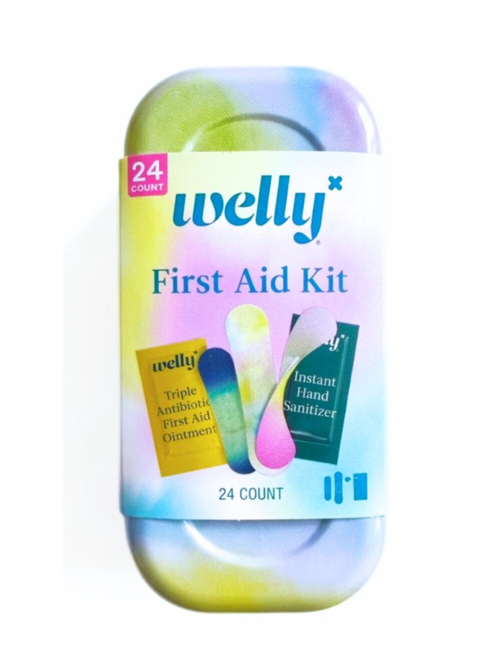 WELLY On-The-Go First Aid Kit Colorwash - 24 CT NEW NIB